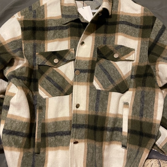 Zara flannel button up plaid shirt - Picture 2 of 11